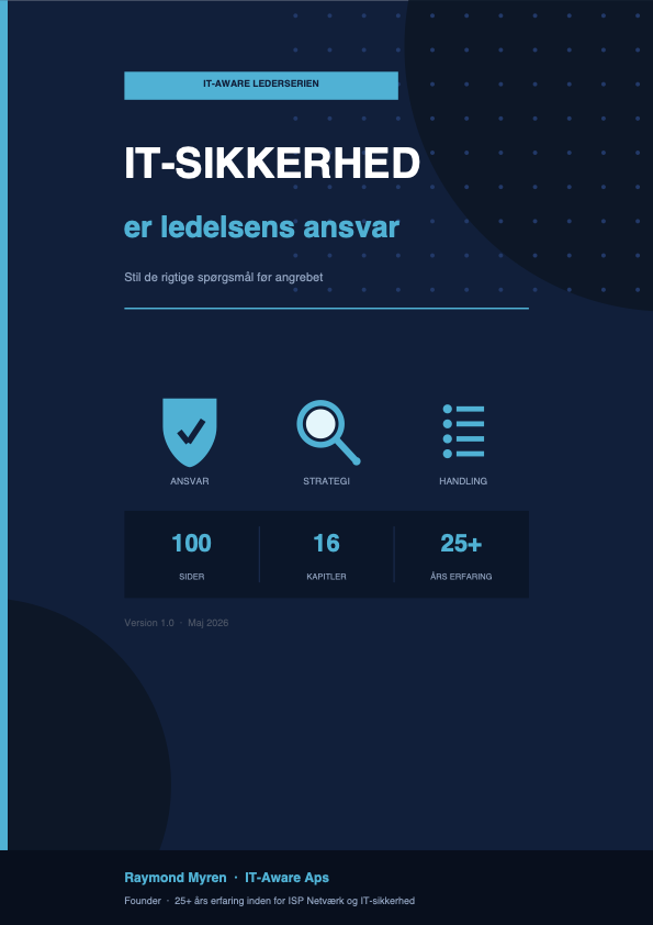 IT-sikkerhed er ledelsens ansvar